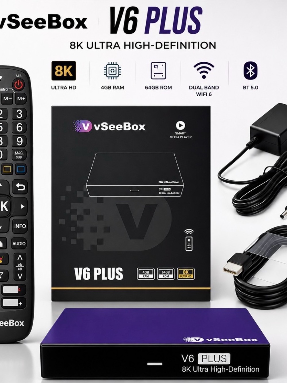 vSeeBox V6 PLUS (2 pack)